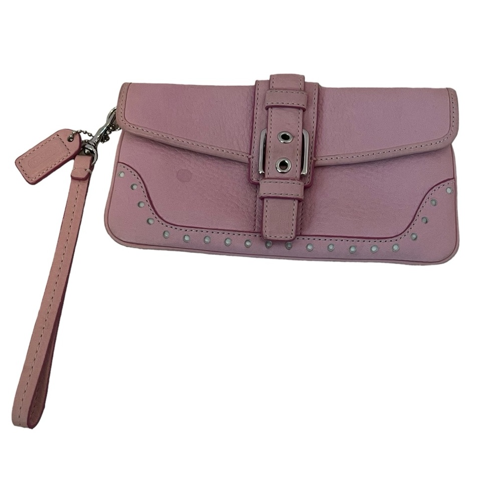 Coach Pink Wristlet Wallet
